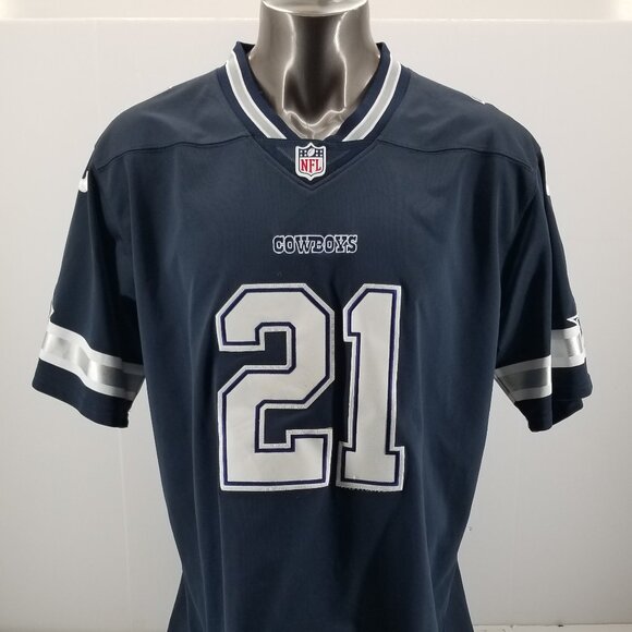 Nike Dallas Cowboys Ezekiel Elliott Signature Jersey #21 Men’s Sz XL On Field - Picture 3 of 11